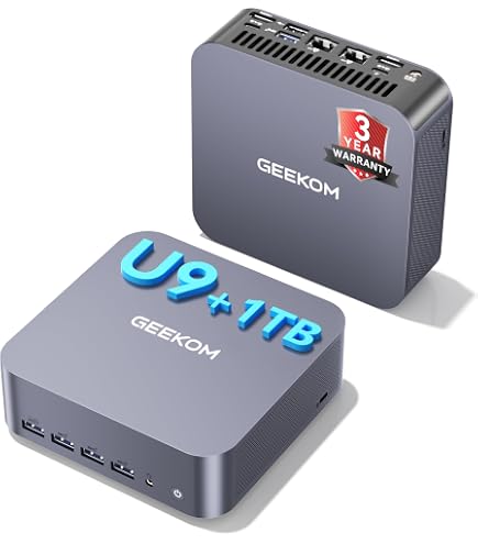 GEEKOM Mini PC Mini IT12, 12th Gen Intel i7-12650H NUC12 Mini